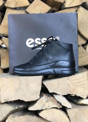 Чоловічі чоботи зимові шкіряні на хутрі esse comfort