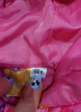 Демисезонная куртка щенячий патруль со скай и эверест 3-4 года розовая7 фото