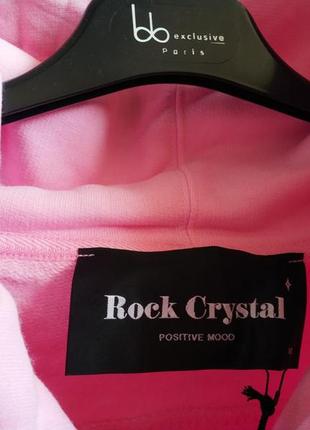 Худі толстовка унісекс rock crystal positive mood оригінал6 фото