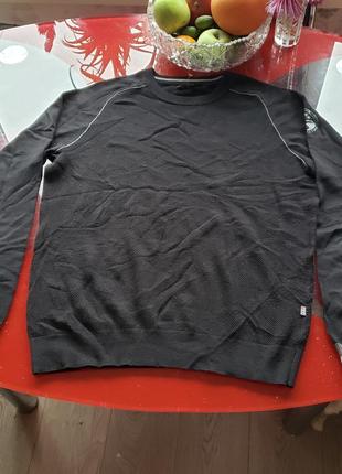 Napapijri мужской хлопковый чёрный джемпер свитер м 48