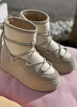 Уггі замша овчина бежеві ash черевики ugg