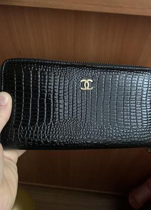 Chanel кожаный кошелёк
