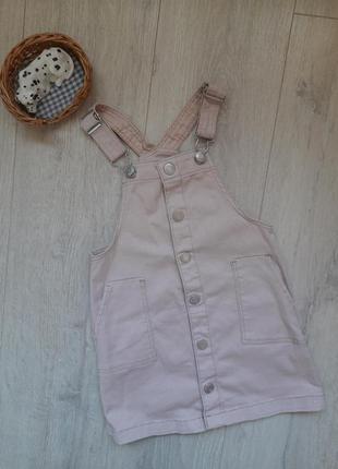 Котоновий сарафан h&m 3-4 роки дитячий одяг