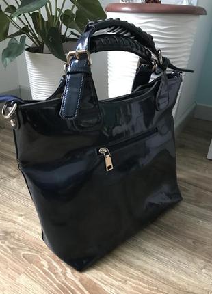 Сумка жіноча лакована 3