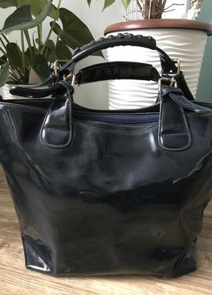 Сумка жіноча лакована 5