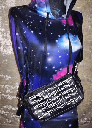 Неформальна готична кросбоді сумка babygirl dolls kill