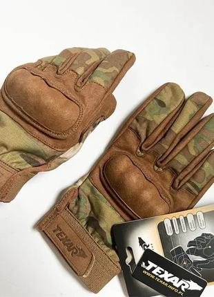 Перчатки / рукавички texar combat gloves - мультикам2 фото