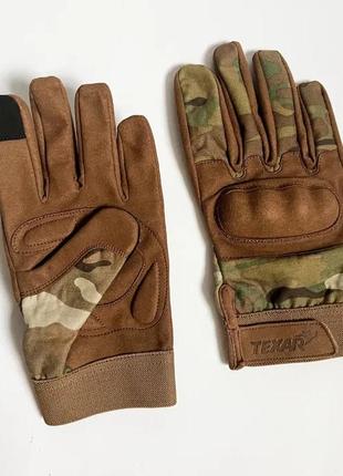 Рукавички/рукавички texar combat gloves — мультикам