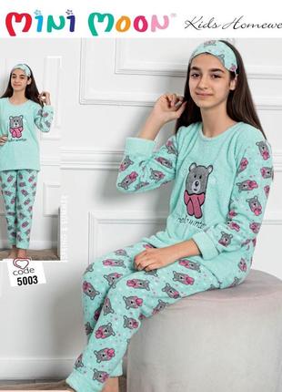 Флисовый детский костюм для дома и сна