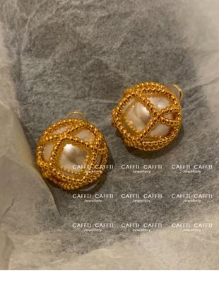 Серьги в стиле loewe 6