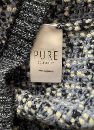 Pure collection кашеміровий светр на змійці в стилі chanel, р.367 фото