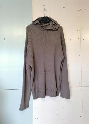 Тёплый вязаный костюм шерсть альпака производитель украина брюки-палаццо длинные широкие кофта оверс3 фото