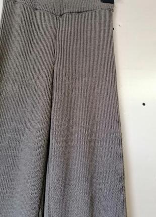 Тёплый вязаный костюм шерсть альпака производитель украина брюки-палаццо длинные широкие кофта оверс5 фото