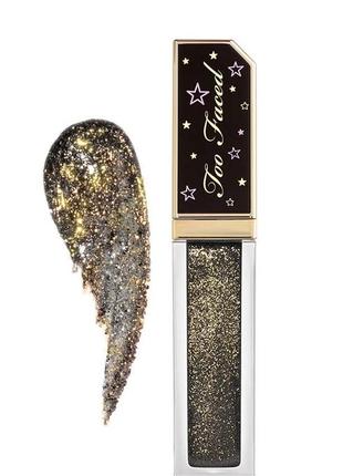 Кремовые тени too faced tutti frutti twinkle twinkle liquid glitter eyeshadow - licorich