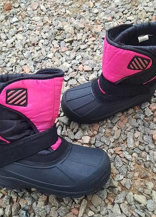 Зимние теплые сапоги ботинки снегоходы сноубутсы резиновые утеплённые чоботи непромокаемые