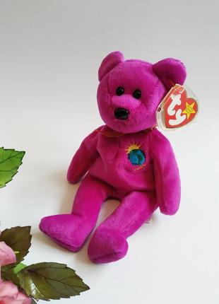 М'яка іграшка ведмідь ty beanie baby millennium