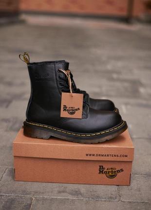 Жіночі черевики dr. martens 1460 black v2 зима / smb