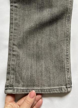 Сірі джинси slim cropped zara5 фото