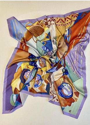 Платок из натурального шелка