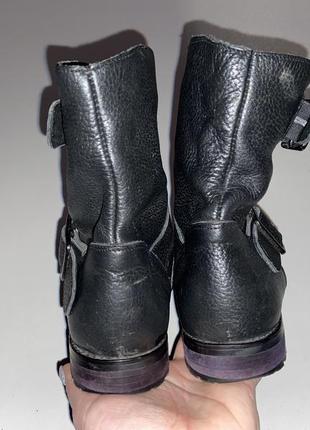 Шкіряні утеплені демі черевики miss selfridge, asos, р-р 38, уст 24,5-25 см5 фото