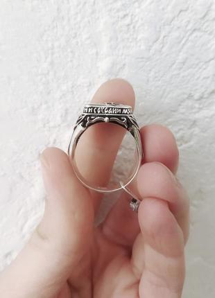 Серебряное мужское кольцо печатка георгий победоносец 21 р, 12.63 грамм10 фото
