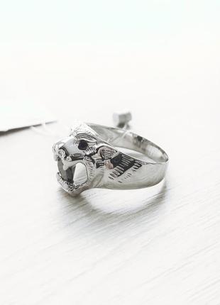 Серебряное мужское кольцо тигр3 фото