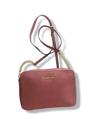 Сумка michael kors jet set saffiano crossbody bag