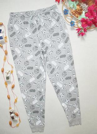 Суперовые хлопковые домашние штаны принт star wars george 💜❄️💜