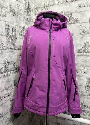 Фіолетова лавандова куртка непродувайка тепла, фірмова1 фото