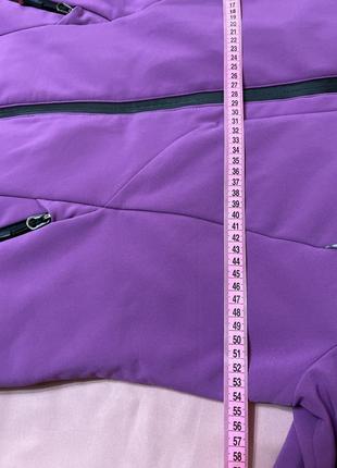 Фіолетова лавандова куртка непродувайка тепла, фірмова4 фото