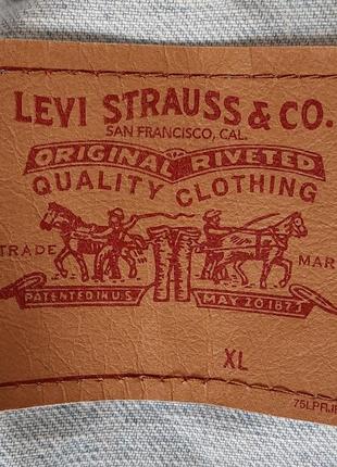 Вінтажна чоловіча джинсова жилетка levi's | levis vintage4 фото