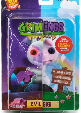 Інтерактивний ручний єдиноріг wowwee fingerlings grimlings - unicorn