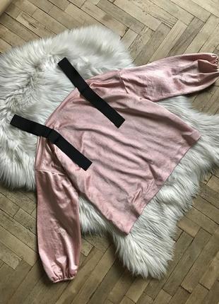 Sale! пудровый свитшотик bershka 2