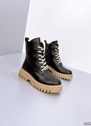 Женские зимние ботинки кожаные, ботинки женские кожаные зима