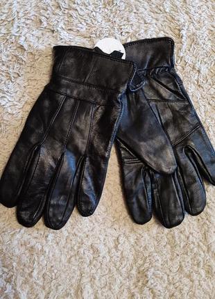 Перчатки мужские кожаные  бренда f&f