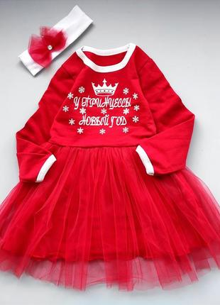 Чарівна новорічна сукня для маленької принцеси