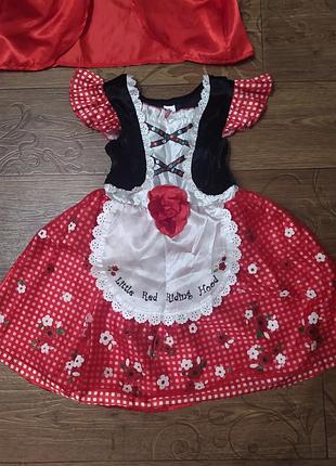 Платье красной шапочки, накидка