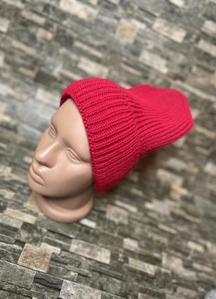Шапка тёплая вязаная
