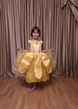 Карнавальный костюм принцессы белль на девочку 1203 фото