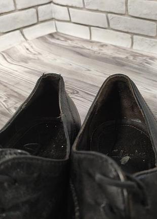 Шкіряні туфлі clarks, розмір 45 5