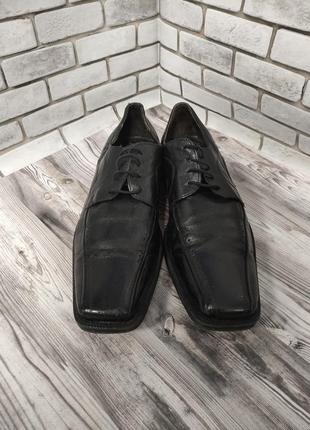 Шкіряні туфлі clarks, розмір 45 3