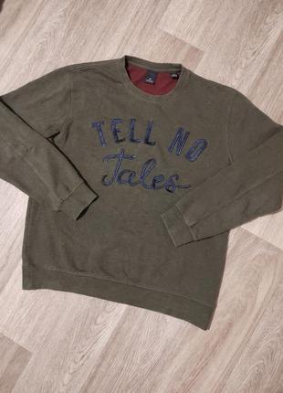 Мужской свитшот / scotch and soda / хаки / теплый свитер / кофта / бомбер / худи / чоловічий светр / тепла кофта / світшот /