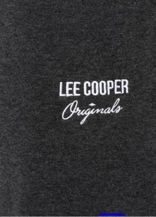 Теплые штаны на флисе серые lee cooper7 фото