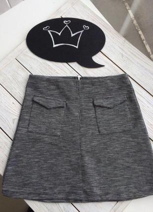 Спідничка трапеція з кишенями miss selfridge 10/38/m