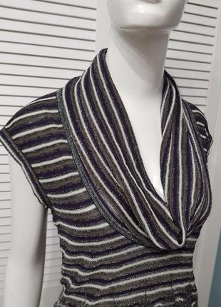 Оригинальная брендовая блуза с люрексовой нитью betty barclay4 фото