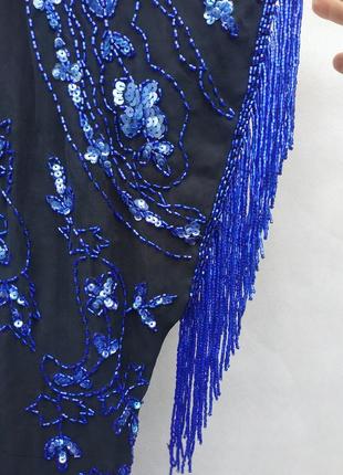 Шикарна міді сукня в пайетках uk125 фото