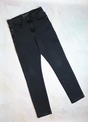 Сіро-чорні базові завужені джинси скіні by very, розмір 44 - 46
