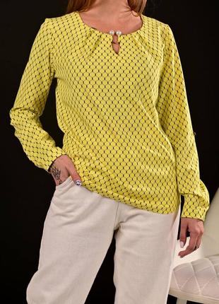 Жіноча блуза в лимонному кольорі