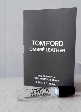 Tom ford ombre leather💥оригинал миниатюра пробник mini spray 2 мл книжка5 фото