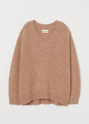 H&m альпака+шерсть свитер джемпер пуловер шерстяной вовна2 фото